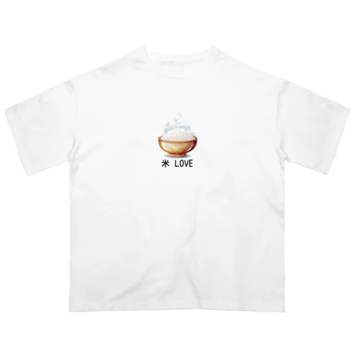 米　LOVE オーバーサイズTシャツ