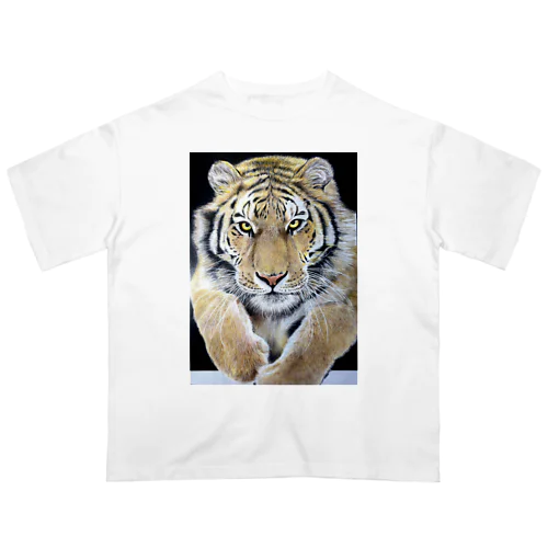 超絶リアルたいがー君 Oversized T-Shirt