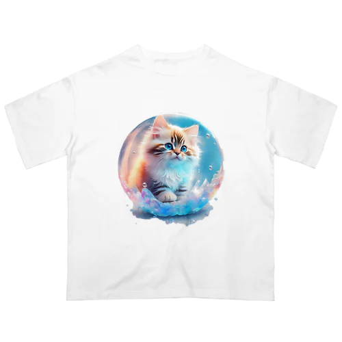 しゃぼんねこb オーバーサイズTシャツ