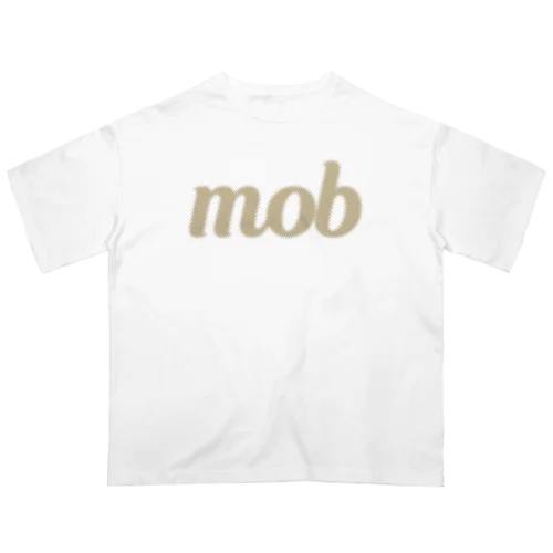 mobベージュ オーバーサイズTシャツ