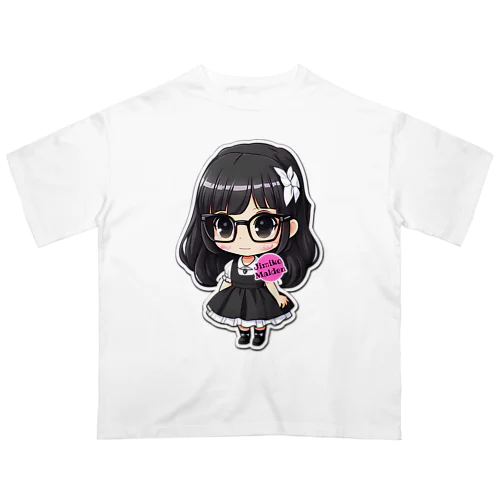 【Jimiko Maiden】メイド地味子さん Oversized T-Shirt