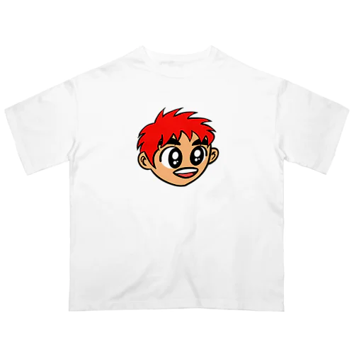 0007・赤い髪の少年（じゅうにブランド） オーバーサイズTシャツ