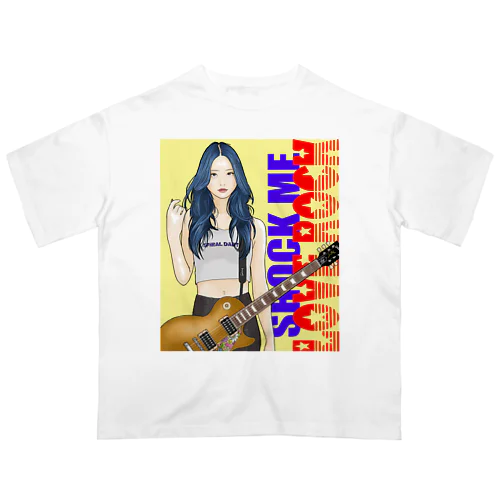 ギター少女 02 （あい） Oversized T-Shirt
