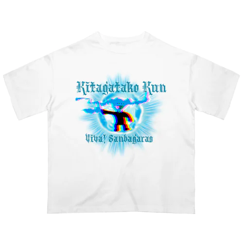 北潟湖くんバンド オーバーサイズTシャツ