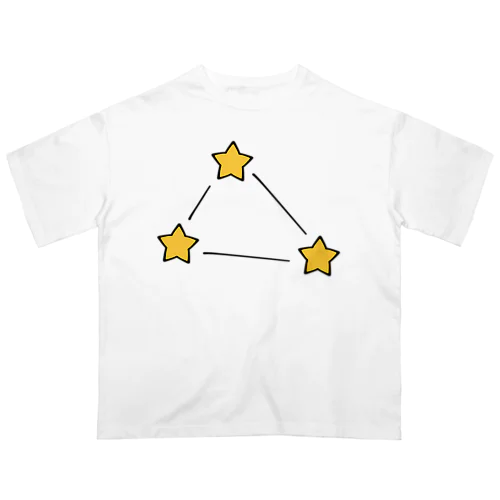 夏の大三角形イラスト オーバーサイズTシャツ