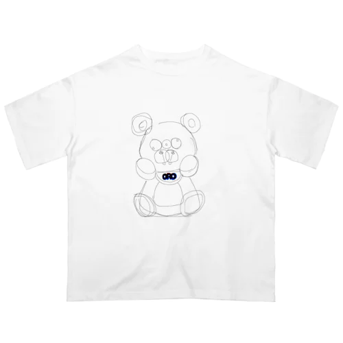 おれおくま(ラフ) オーバーサイズTシャツ