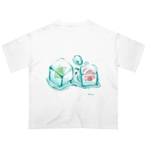 【Manu】ハーブ氷とペンギンさん オーバーサイズTシャツ