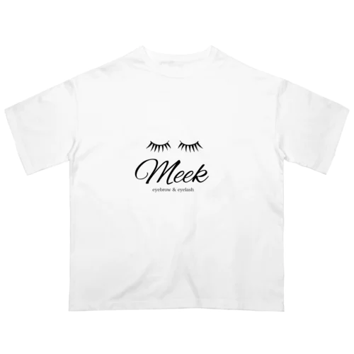 eyelash Meek ロゴ Oversized T-Shirt