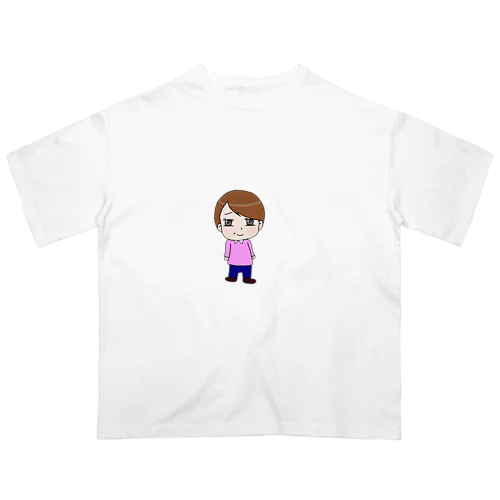 愛想笑いちゃん オーバーサイズTシャツ