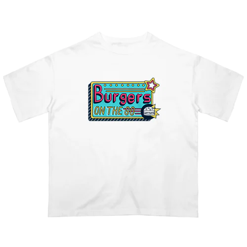 POP誘惑「BURGERS」 オーバーサイズTシャツ