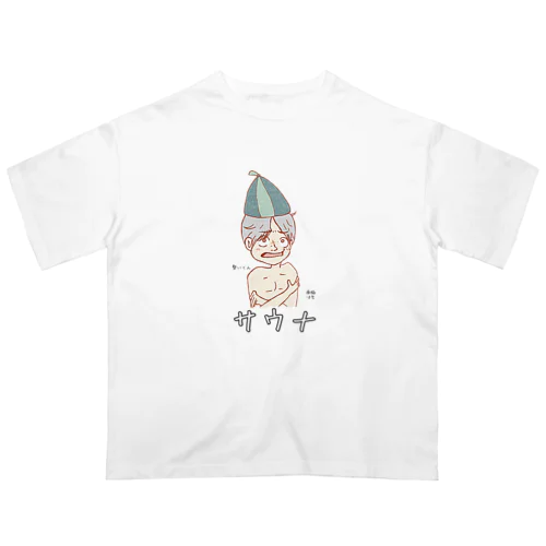 サウナ　整いくん オーバーサイズTシャツ