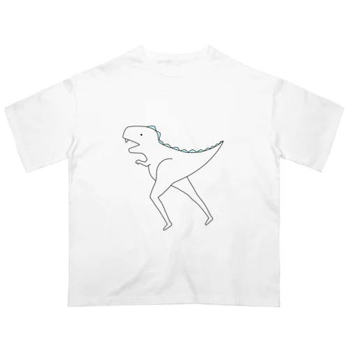 美脚恐竜 オーバーサイズTシャツ