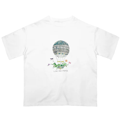 LOVE AND PEACE オーバーサイズTシャツ