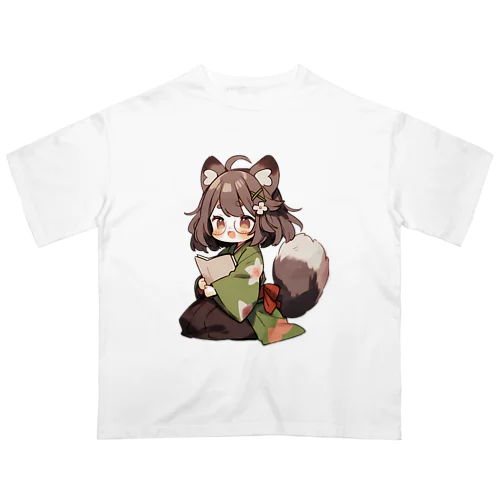 たぬっぺ  (Tanuppe)  ver.5 狸の神様、たぬき、タヌキ オーバーサイズTシャツ
