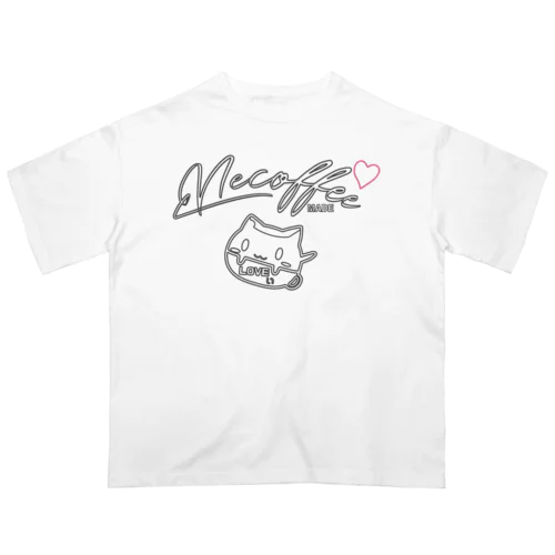 Tシャツペット　ネコーヒーLOVEぃちゃん❤️ Oversized T-Shirt