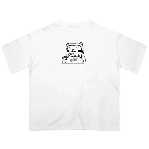 食器洗いくま オーバーサイズTシャツ