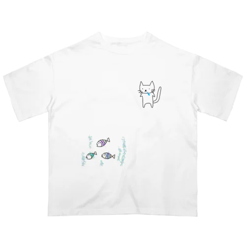 ねこ太 Oversized T-Shirt