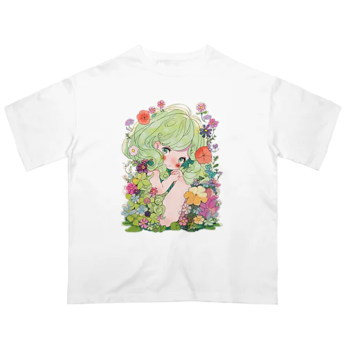 Guardian of Flower Hair Oversized T-Shirt