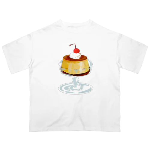 喫茶店プリン Oversized T-Shirt