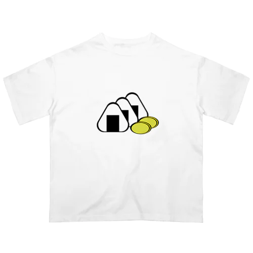 おにぎりＴシャツ　たくあん Oversized T-Shirt