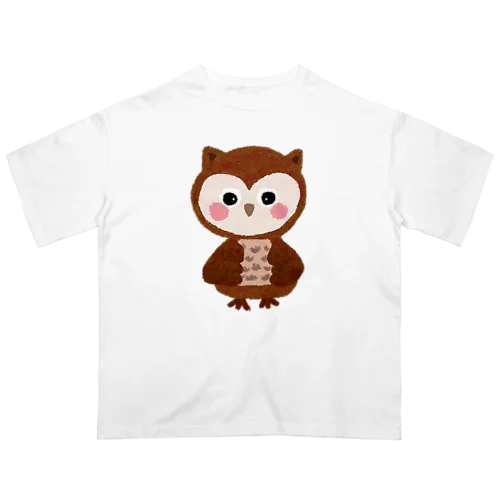 かわいいフクロウくん オーバーサイズTシャツ