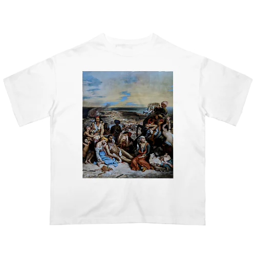 キオス島の虐殺 / The Massacre at Chios Oversized T-Shirt