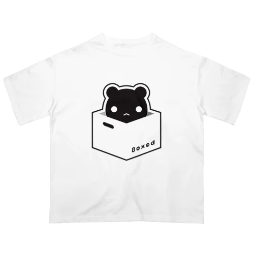 【Boxed * Bear】黒Ver オーバーサイズTシャツ