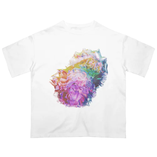 Rainbow Carnation Oversized T-Shirt