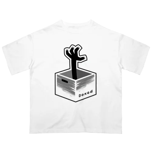 【Boxed * Horror】黒Ver オーバーサイズTシャツ