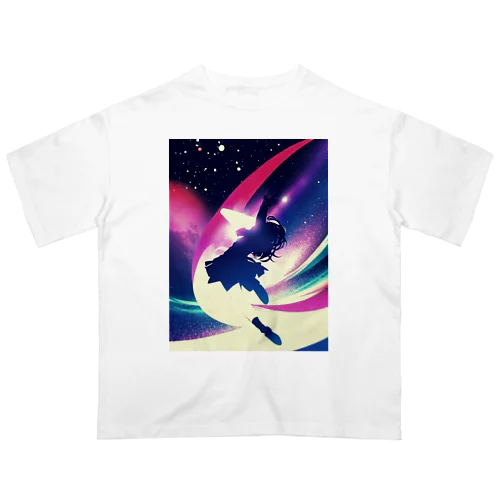 宇宙からの飛び降り Oversized T-Shirt