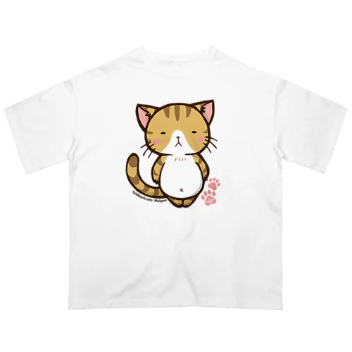 のほほんネコさん【まいぽん】 オーバーサイズTシャツ