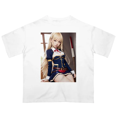 美少女 オーバーサイズTシャツ