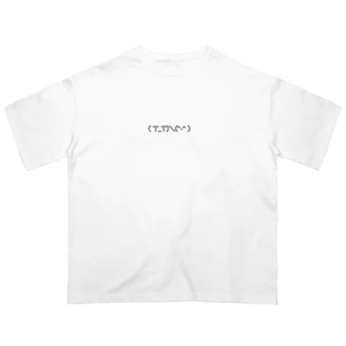 よしよしサブカル顔文字 Oversized T-Shirt