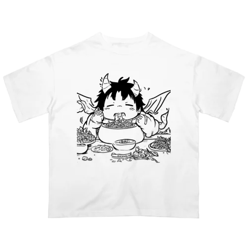 薬草を食べ過ぎてふとった魔王 オーバーサイズTシャツ