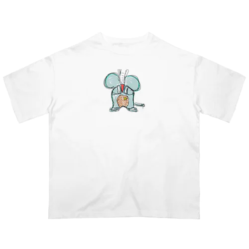 象を助けて オーバーサイズTシャツ