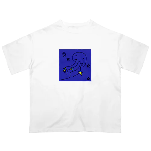 天の川クラゲ Oversized T-Shirt