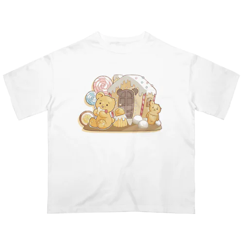 お菓子のお家のもげこちゃん Oversized T-Shirt