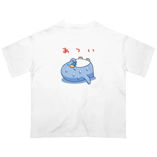 真夏のぐったりペンギン Oversized T-Shirt