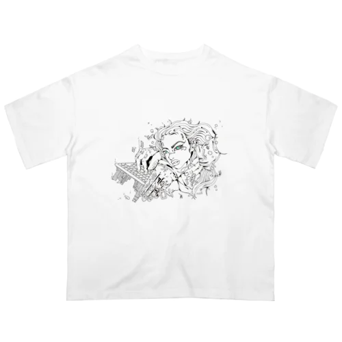 Net-Surfing オーバーサイズTシャツ