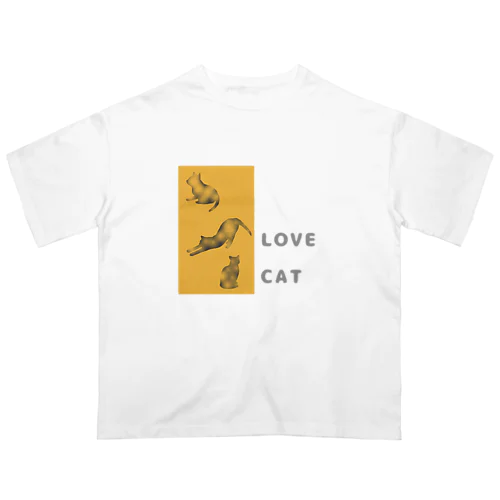 LOVE CAT オーバーサイズTシャツ