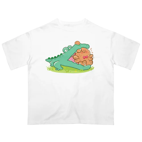 ワニさんともげこちゃん オーバーサイズTシャツ