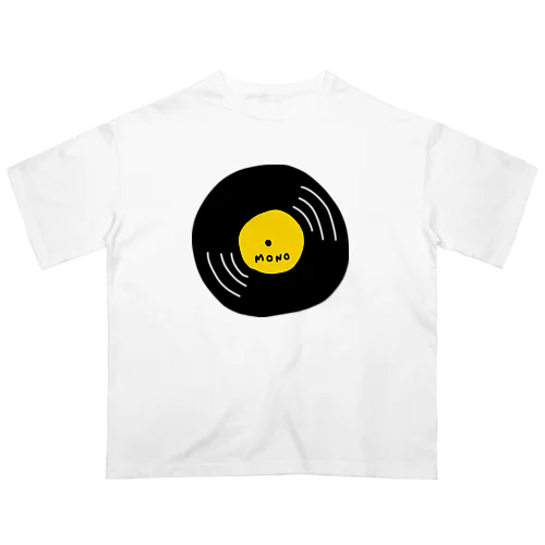 ゆるてがきレコード黄 Oversized T-Shirt