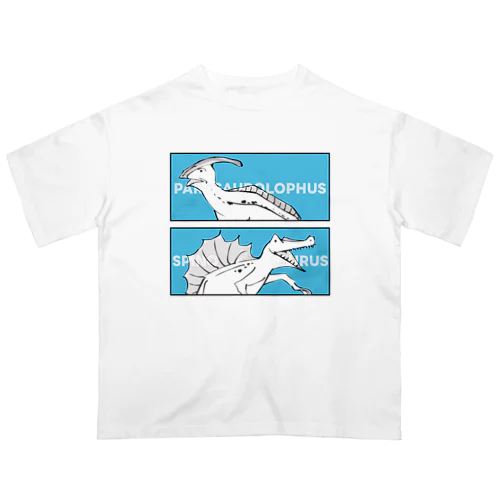 戯画ザウルス(パラサウロロフス・スピノサウルス) Oversized T-Shirt