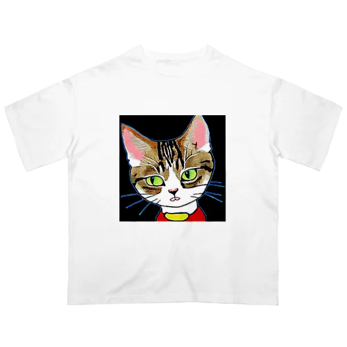 クール猫 オーバーサイズTシャツ