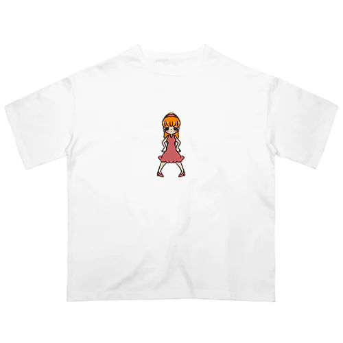 ツンなドヤッ子ちゃん☆ Oversized T-Shirt