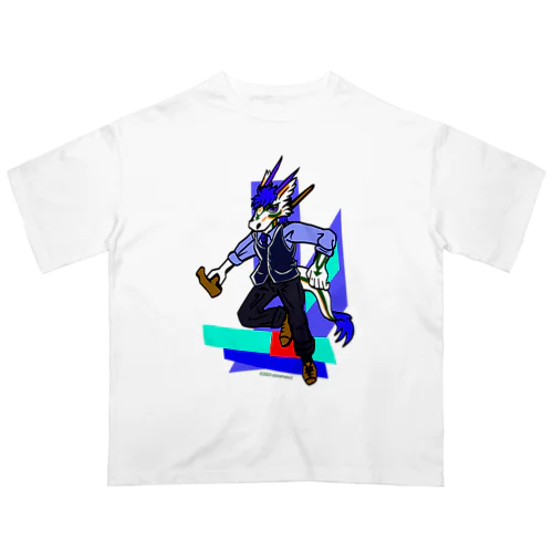 紳士なドラゴン Oversized T-Shirt