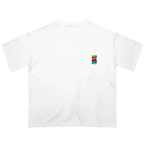 HIPHOPな熊 オーバーサイズTシャツ