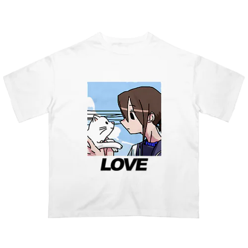 LOVE meow オーバーサイズTシャツ