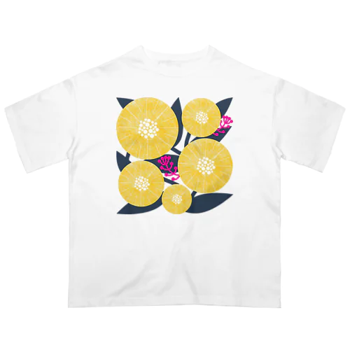 花模様２ オーバーサイズTシャツ