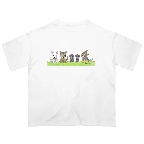 保護犬&元保護犬たち Oversized T-Shirt